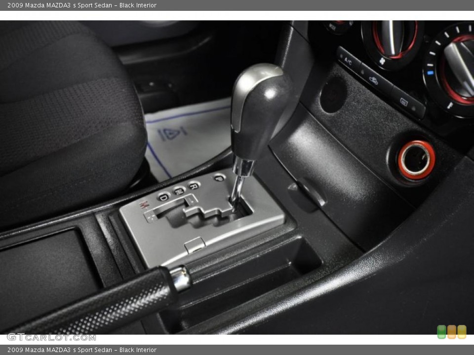 Black Interior Transmission for the 2009 Mazda MAZDA3 s Sport Sedan #42579466