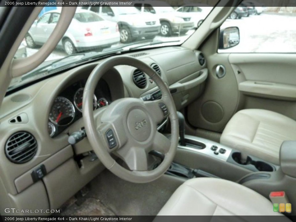 Dark Khaki Light Graystone Interior Photo For The 2006 Jeep