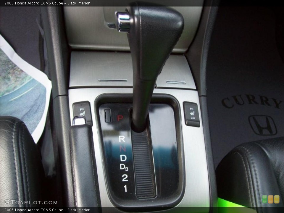 Black Interior Transmission for the 2005 Honda Accord EX V6 Coupe #42583478