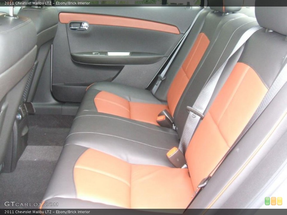 Ebony/Brick Interior Photo for the 2011 Chevrolet Malibu LTZ #42584426