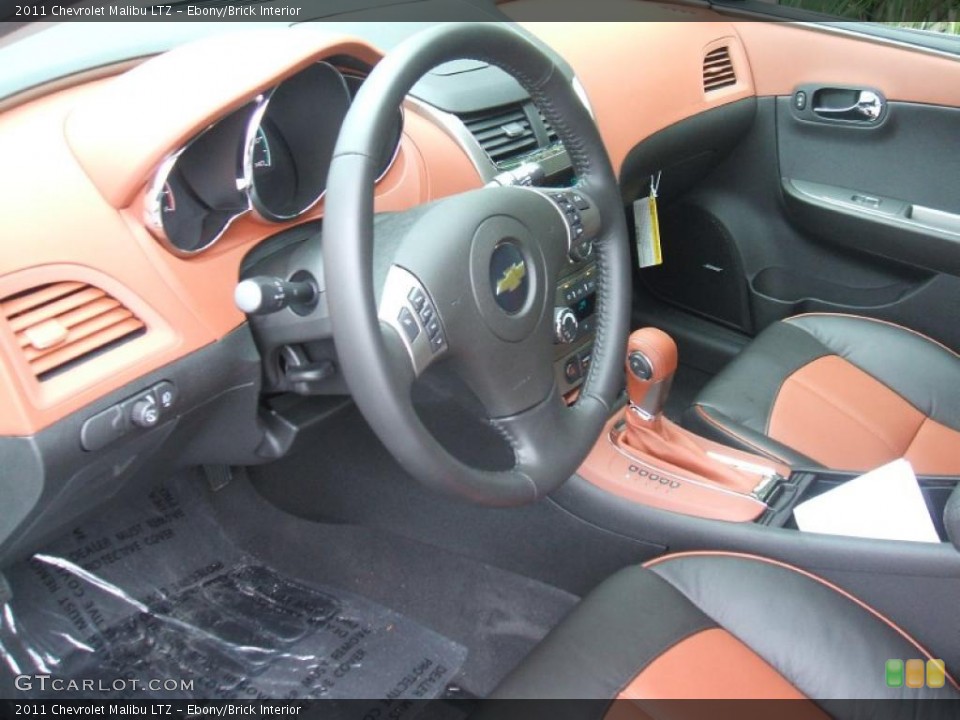 Ebony/Brick Interior Prime Interior for the 2011 Chevrolet Malibu LTZ #42584486