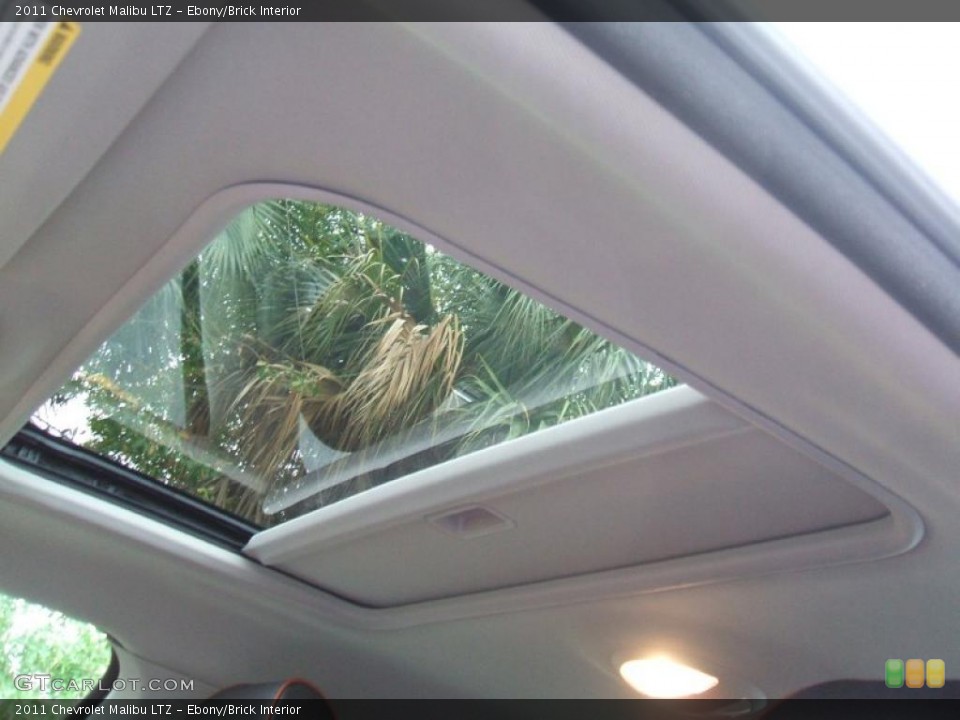 Ebony/Brick Interior Sunroof for the 2011 Chevrolet Malibu LTZ #42584522