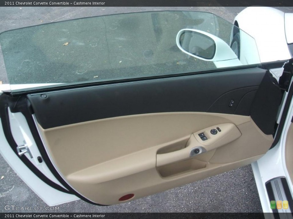Cashmere Interior Door Panel for the 2011 Chevrolet Corvette Convertible #42584666