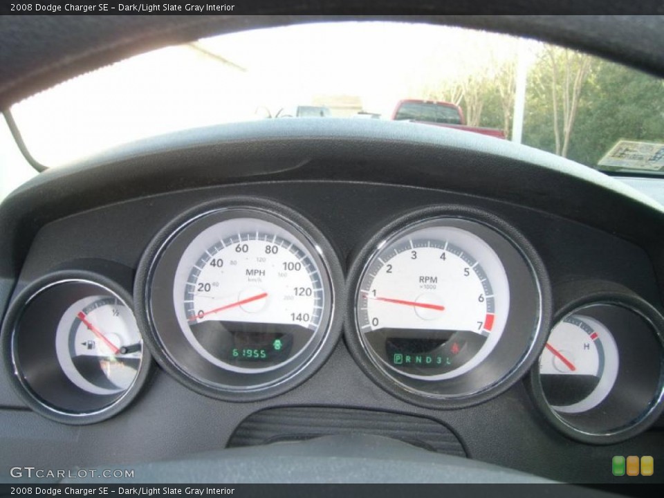 Dark/Light Slate Gray Interior Gauges for the 2008 Dodge Charger SE #42590038