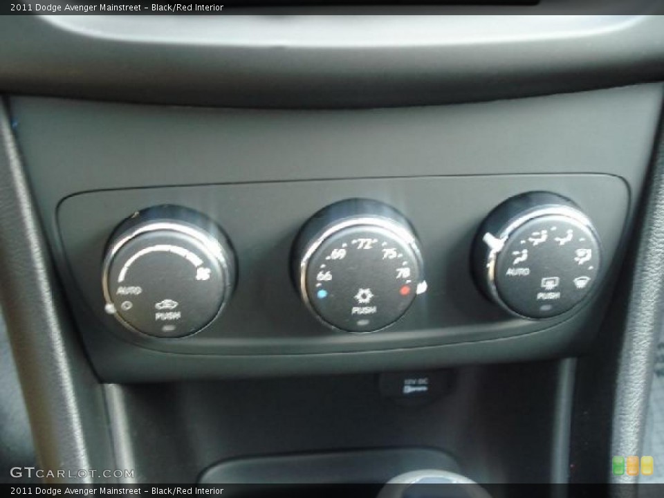 Black/Red Interior Controls for the 2011 Dodge Avenger Mainstreet #42594080