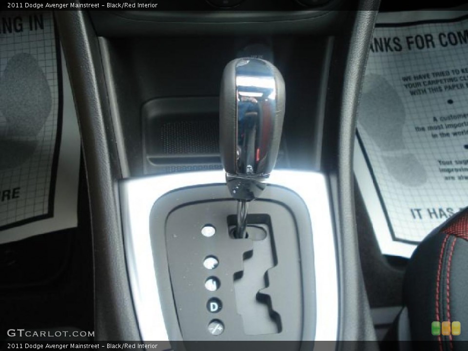 Black/Red Interior Transmission for the 2011 Dodge Avenger Mainstreet #42594088