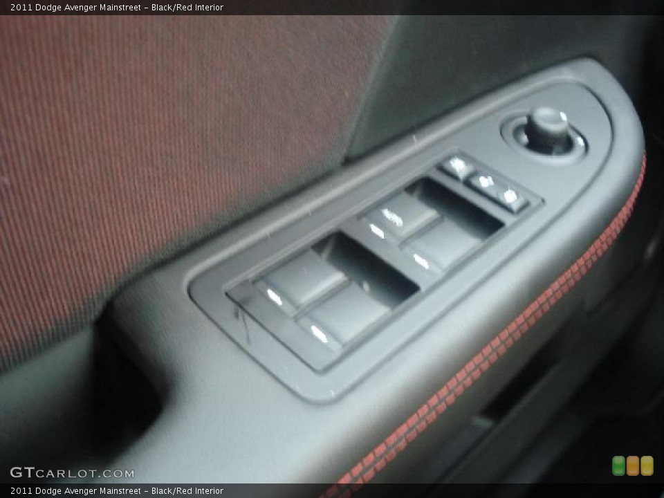 Black/Red Interior Controls for the 2011 Dodge Avenger Mainstreet #42594094