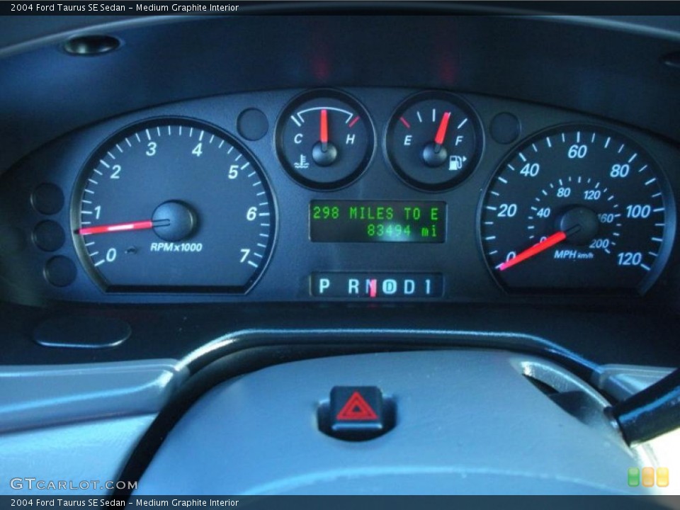 Medium Graphite Interior Gauges for the 2004 Ford Taurus SE Sedan #42598396