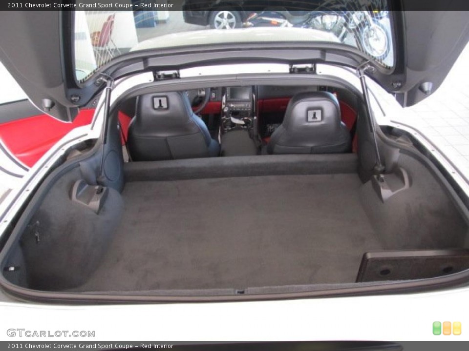 Red Interior Trunk for the 2011 Chevrolet Corvette Grand Sport Coupe #42600524