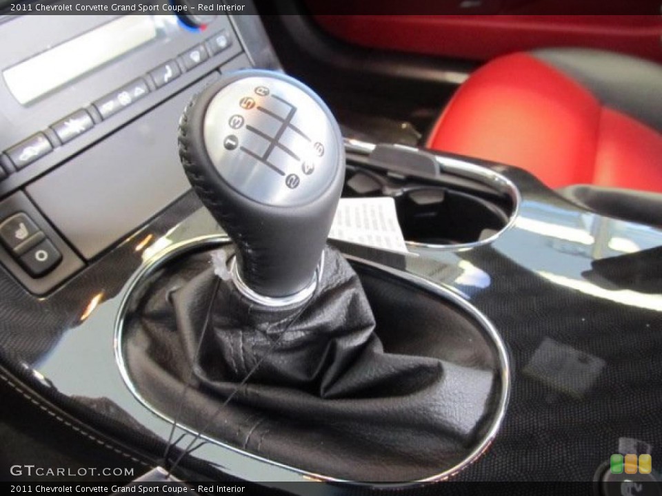 Red Interior Transmission for the 2011 Chevrolet Corvette Grand Sport Coupe #42600688
