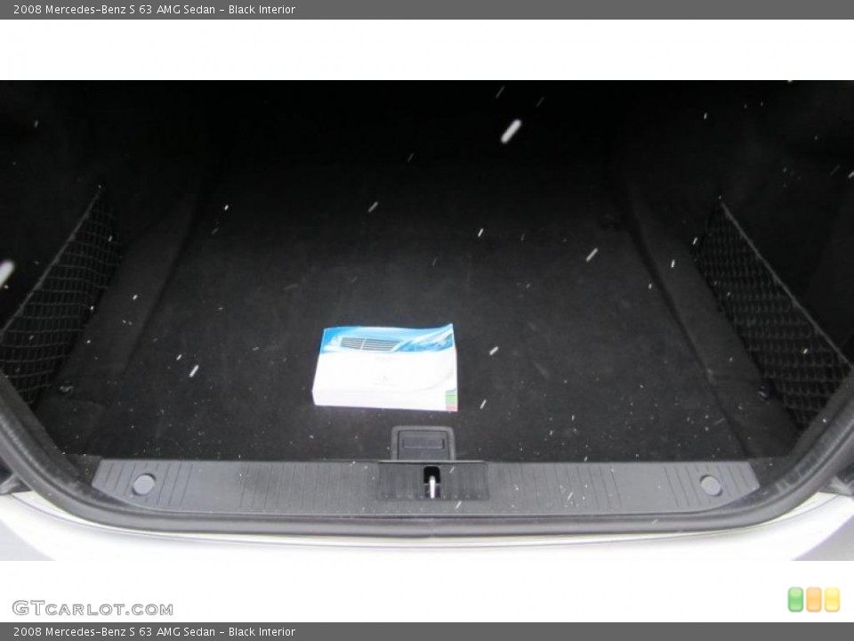 Black Interior Trunk for the 2008 Mercedes-Benz S 63 AMG Sedan #42602792