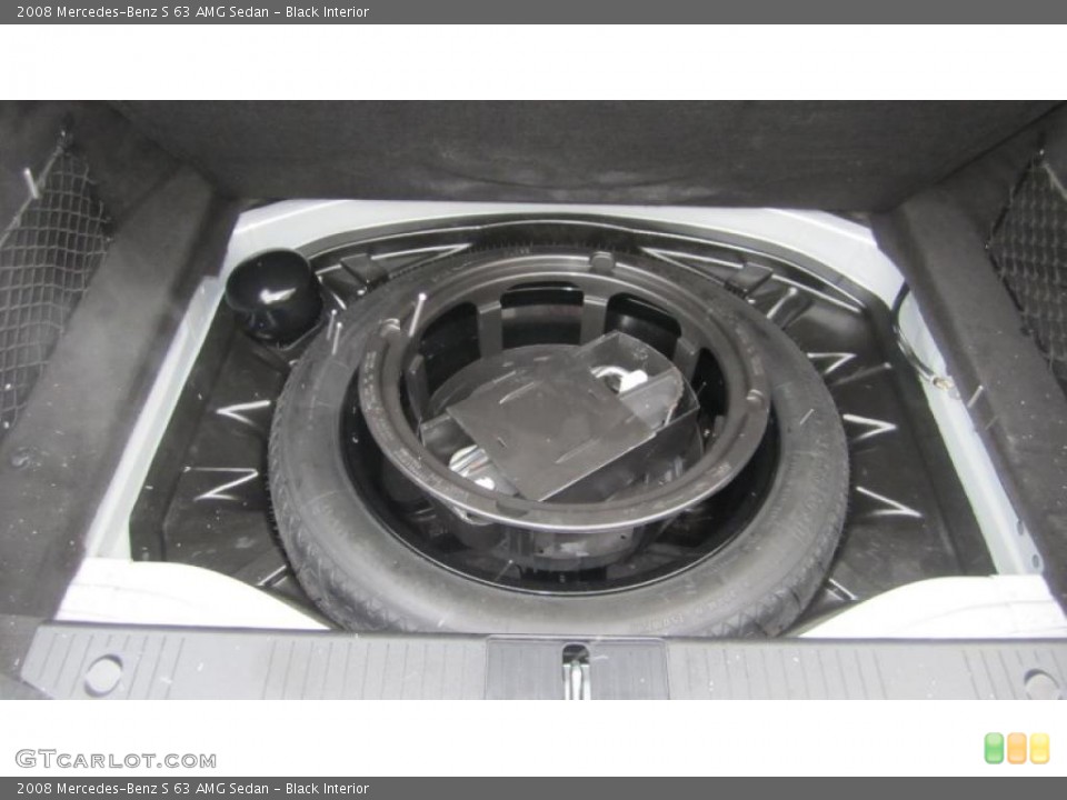 Black Interior Trunk for the 2008 Mercedes-Benz S 63 AMG Sedan #42602804