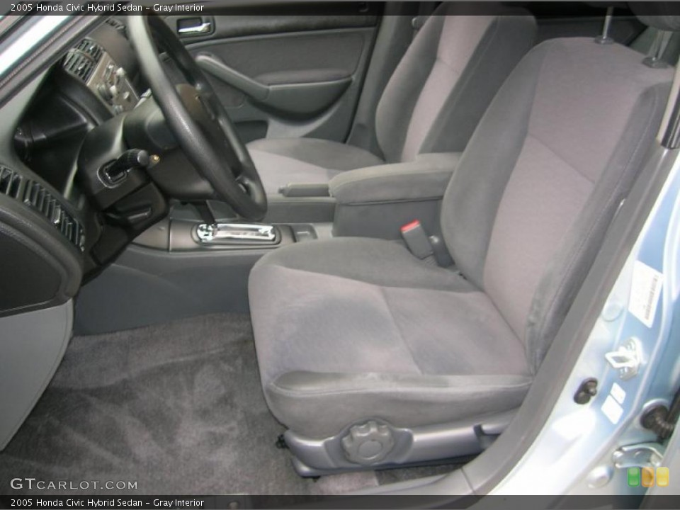 Gray Interior Photo for the 2005 Honda Civic Hybrid Sedan #42607404