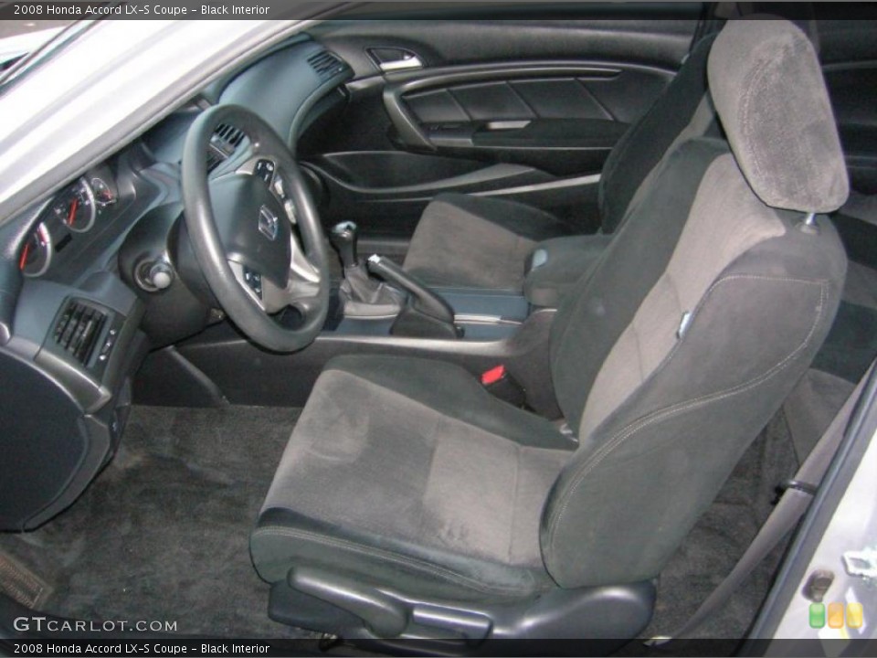 Black Interior Photo for the 2008 Honda Accord LX-S Coupe #42607984