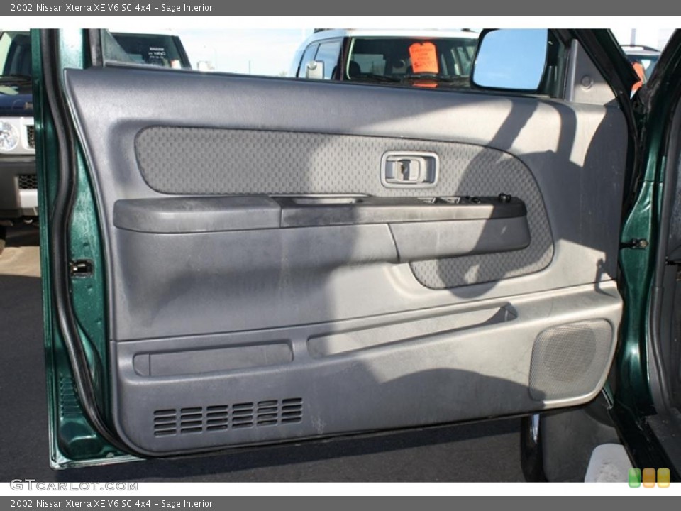 Sage Interior Door Panel for the 2002 Nissan Xterra XE V6 SC 4x4 #42608212