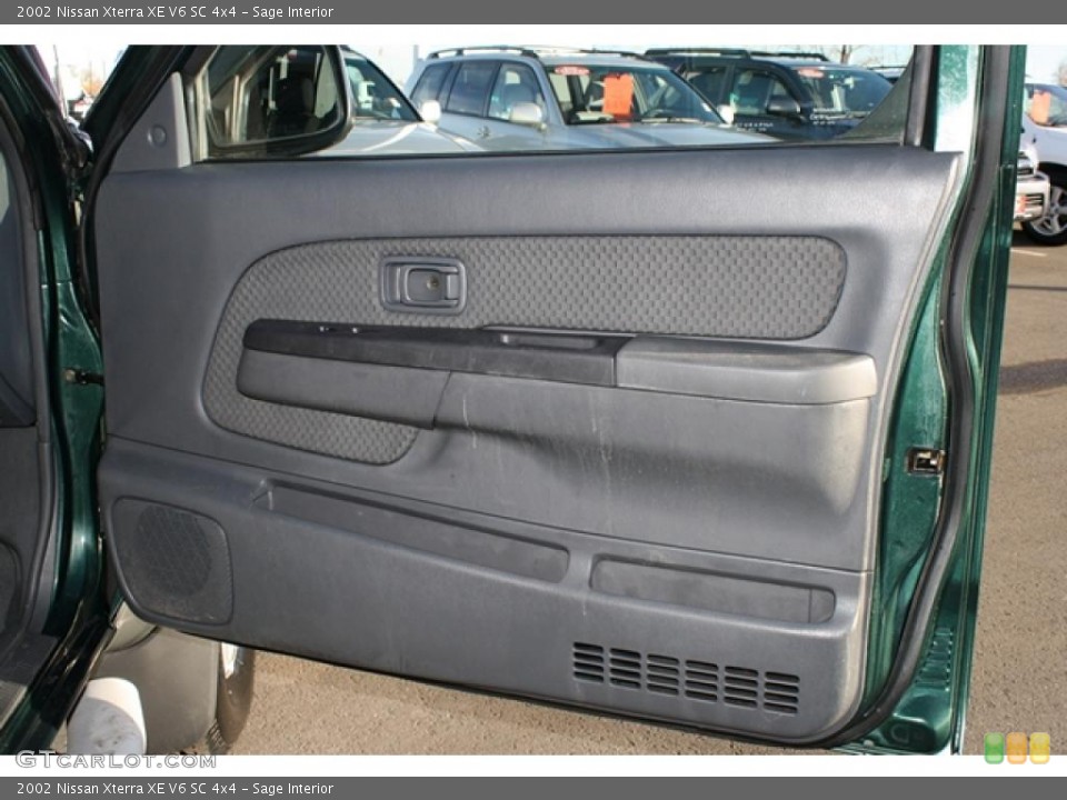 Sage Interior Door Panel for the 2002 Nissan Xterra XE V6 SC 4x4 #42608228