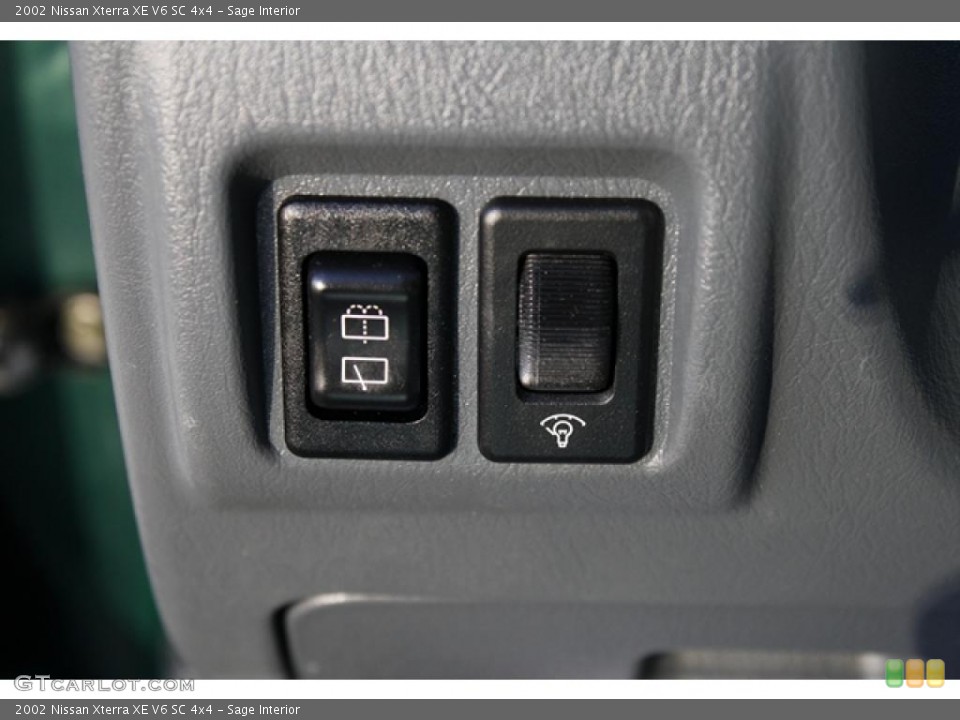 Sage Interior Controls for the 2002 Nissan Xterra XE V6 SC 4x4 #42608368