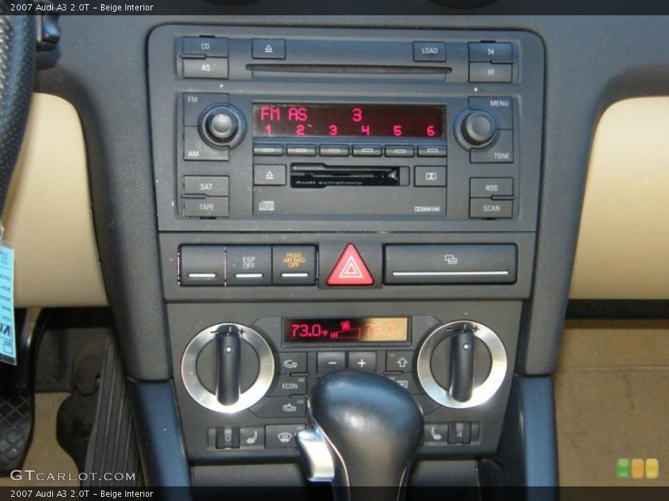 Beige Interior Controls for the 2007 Audi A3 2.0T #42610656
