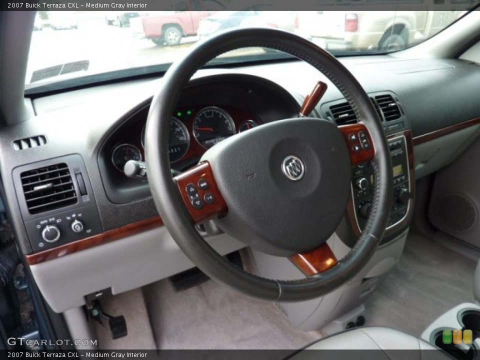 Medium Gray Interior Steering Wheel for the 2007 Buick Terraza CXL #42611600