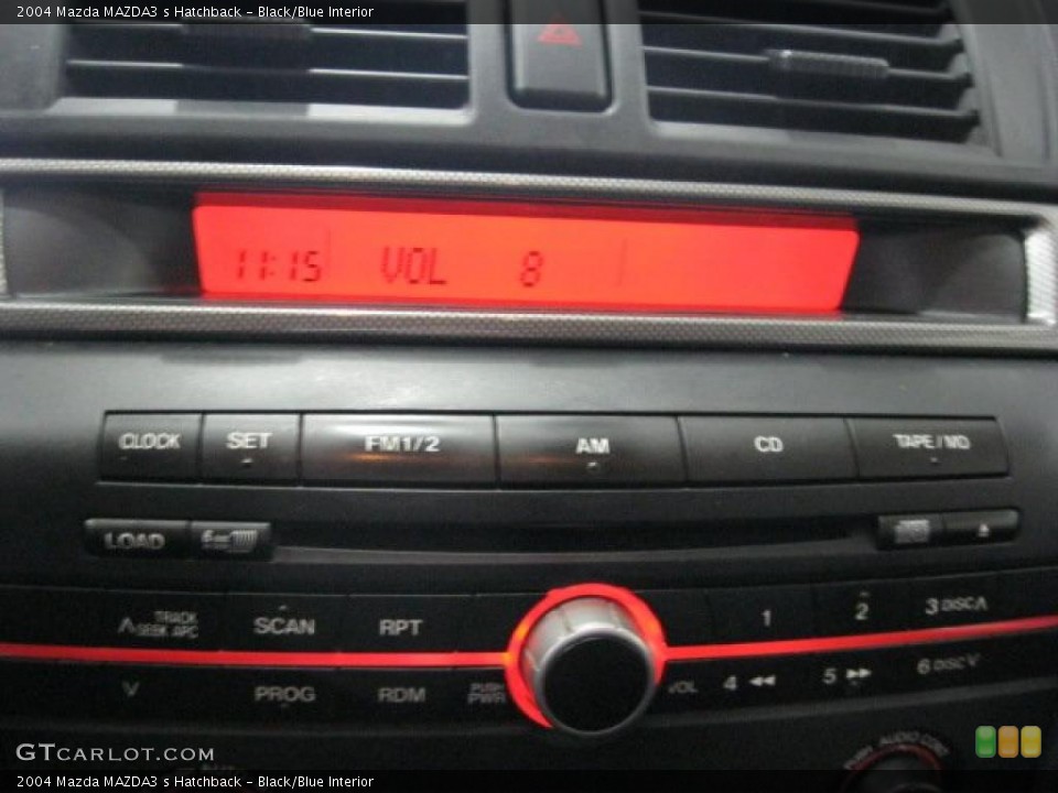 Black/Blue Interior Controls for the 2004 Mazda MAZDA3 s Hatchback #42612768