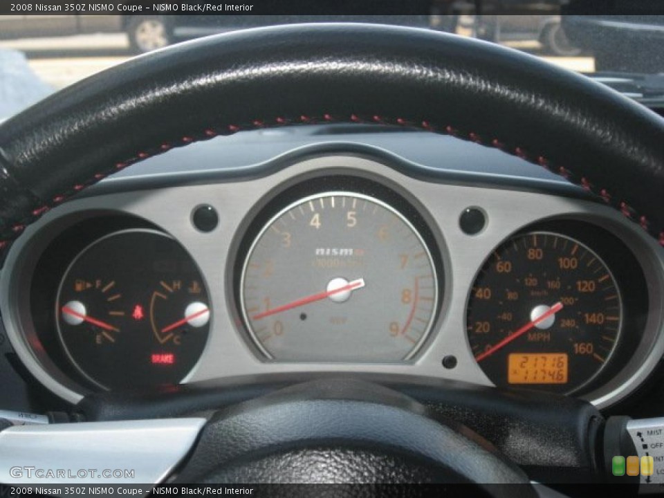 NISMO Black/Red Interior Gauges for the 2008 Nissan 350Z NISMO Coupe #42614748