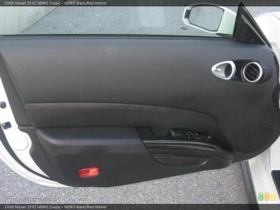 NISMO Black/Red Interior Door Panel for the 2008 Nissan 350Z NISMO Coupe #42614844