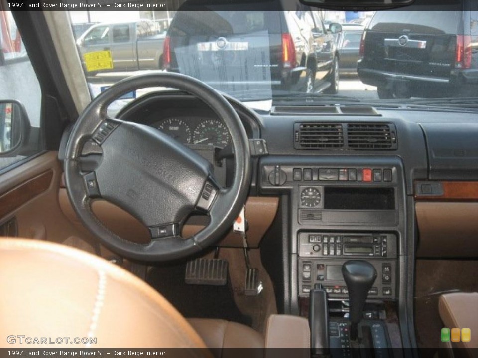 Dark Beige Interior Dashboard for the 1997 Land Rover Range Rover SE #42617168