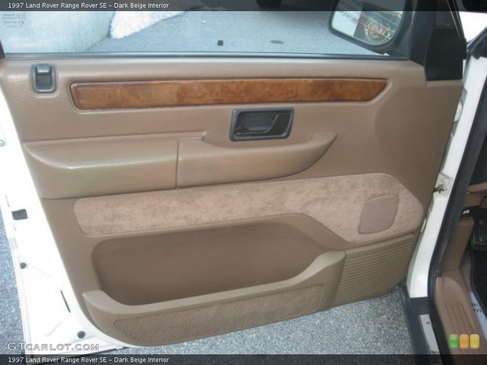 Dark Beige Interior Door Panel for the 1997 Land Rover Range Rover SE #42617284
