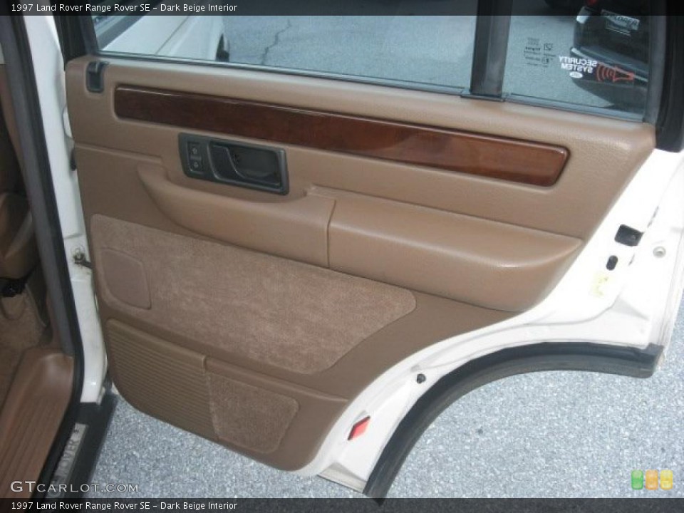 Dark Beige Interior Door Panel for the 1997 Land Rover Range Rover SE #42617312