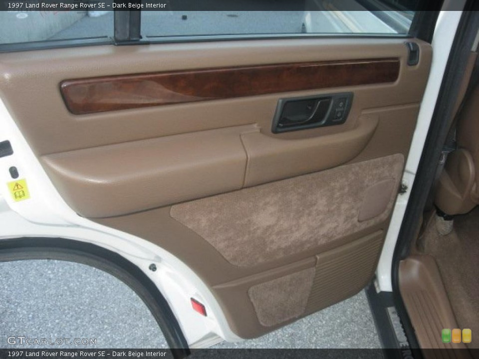 Dark Beige Interior Door Panel for the 1997 Land Rover Range Rover SE #42617324