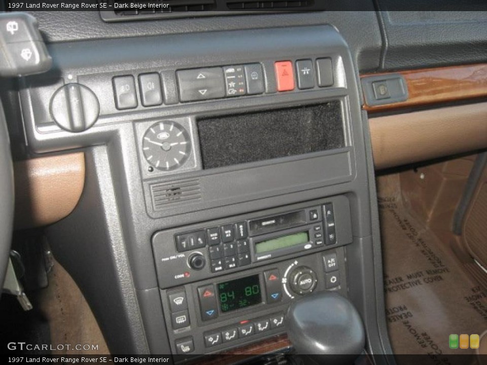 Dark Beige Interior Controls for the 1997 Land Rover Range Rover SE #42617352