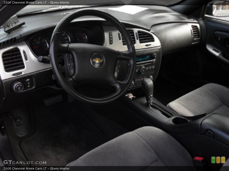 Ebony Interior Prime Interior for the 2006 Chevrolet Monte Carlo LT #42620076