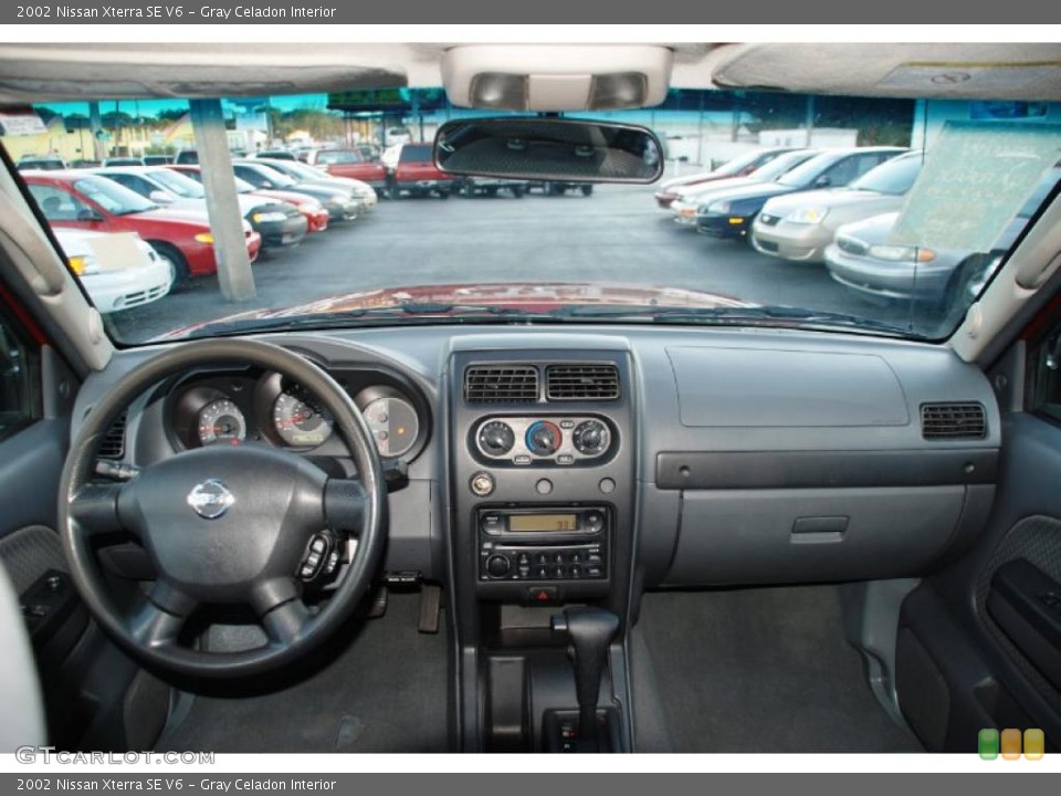 Gray Celadon Interior Dashboard for the 2002 Nissan Xterra SE V6 #42622676