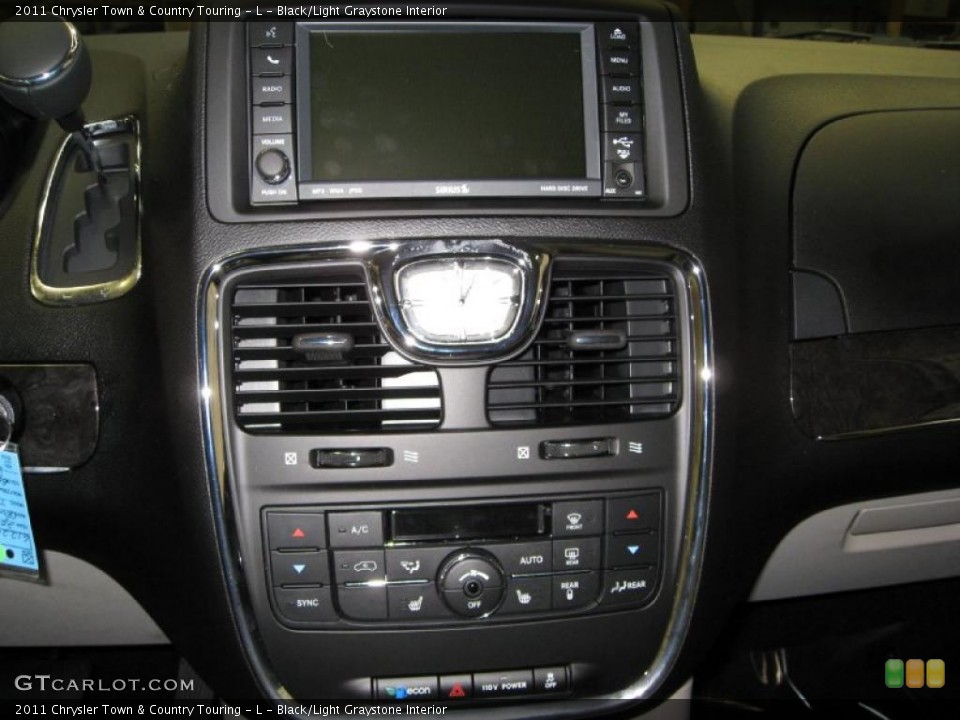 Black/Light Graystone Interior Controls for the 2011 Chrysler Town & Country Touring - L #42625090
