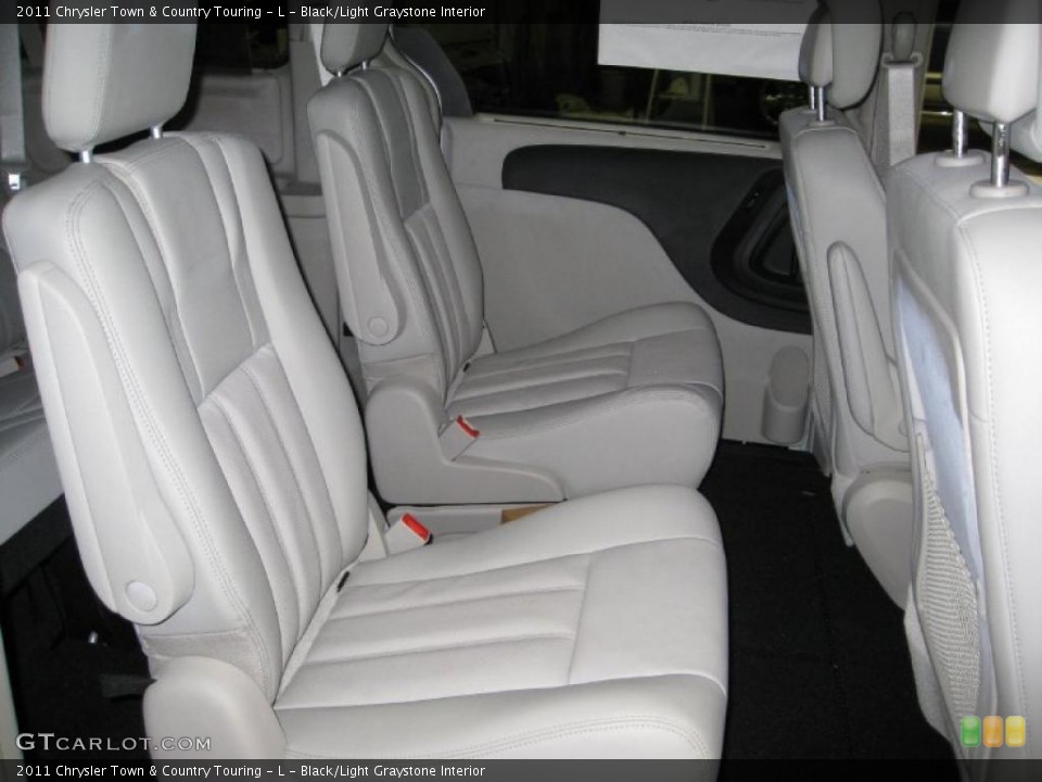 Black/Light Graystone Interior Photo for the 2011 Chrysler Town & Country Touring - L #42625144