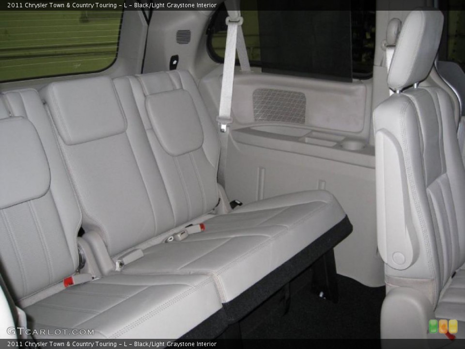 Black/Light Graystone Interior Photo for the 2011 Chrysler Town & Country Touring - L #42625348