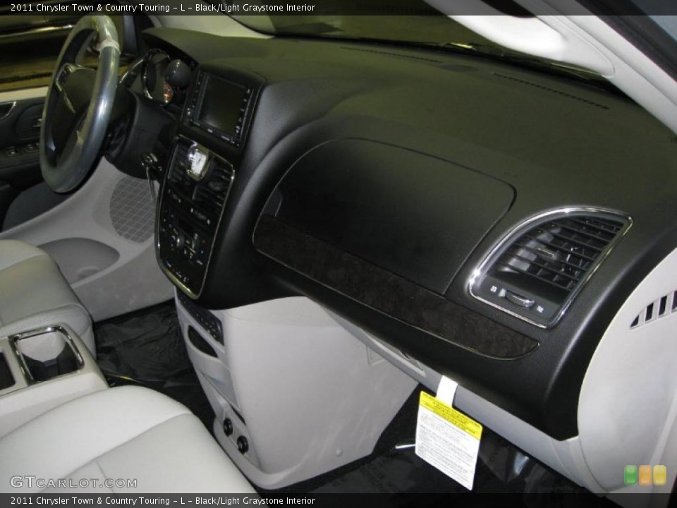 Black/Light Graystone Interior Dashboard for the 2011 Chrysler Town & Country Touring - L #42625364