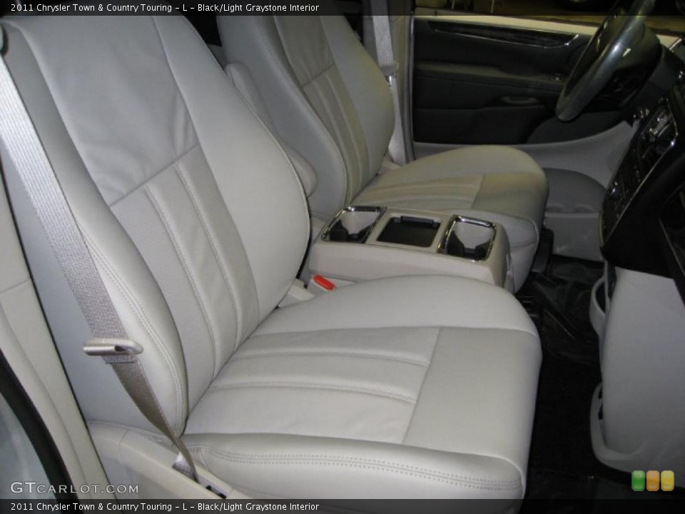 Black/Light Graystone Interior Photo for the 2011 Chrysler Town & Country Touring - L #42625380