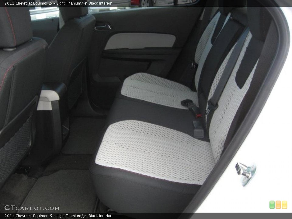 Light Titanium/Jet Black Interior Photo for the 2011 Chevrolet Equinox LS #42626780