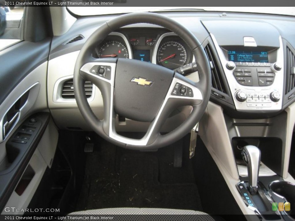 Light Titanium/Jet Black Interior Dashboard for the 2011 Chevrolet Equinox LT #42627020