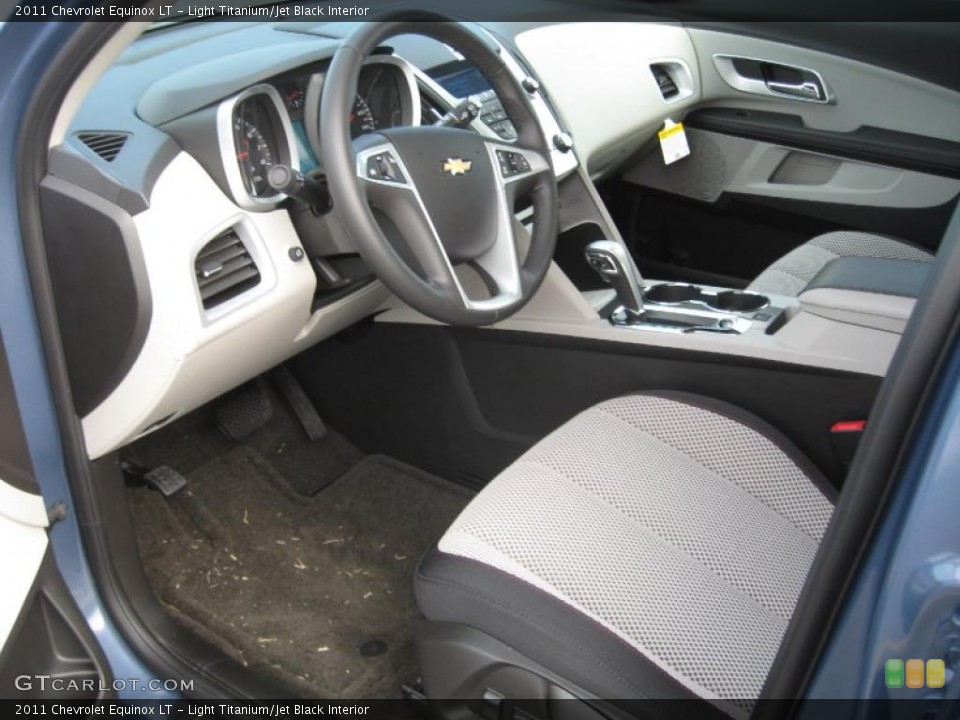 Light Titanium/Jet Black Interior Prime Interior for the 2011 Chevrolet Equinox LT #42627056