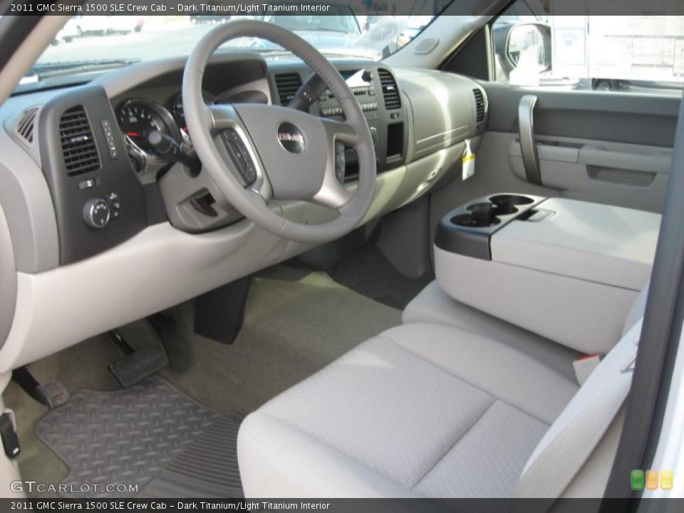 Dark Titanium/Light Titanium Interior Photo for the 2011 GMC Sierra 1500 SLE Crew Cab #42628008