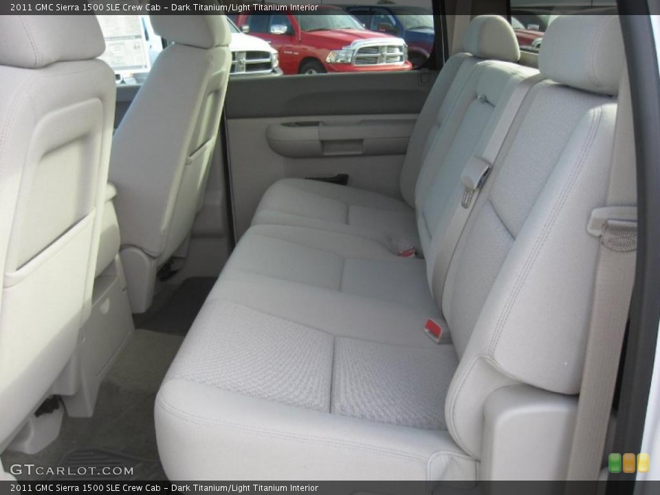 Dark Titanium/Light Titanium Interior Photo for the 2011 GMC Sierra 1500 SLE Crew Cab #42628044