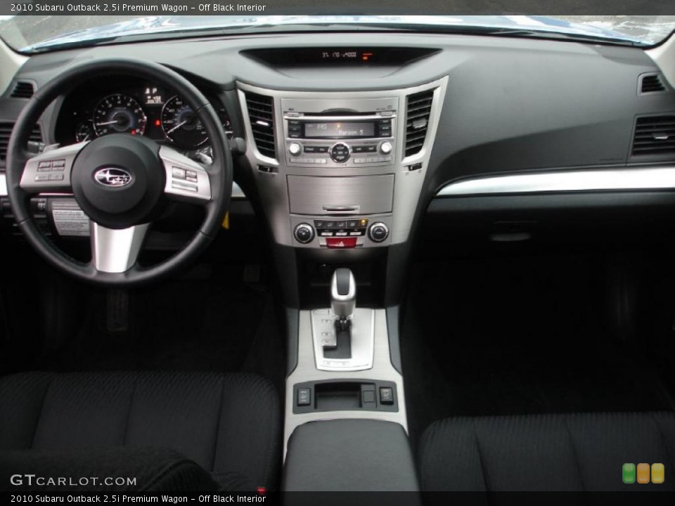Off Black Interior Dashboard for the 2010 Subaru Outback 2.5i Premium Wagon #42630596