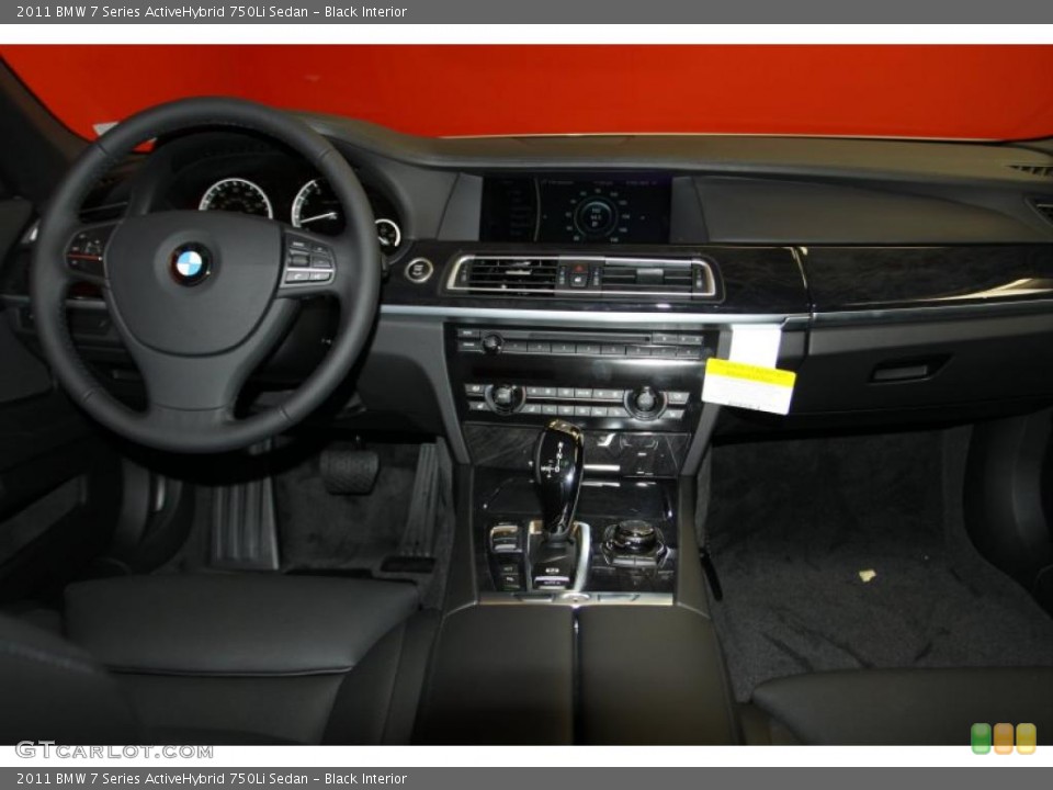 Black Interior Dashboard for the 2011 BMW 7 Series ActiveHybrid 750Li Sedan #42633940