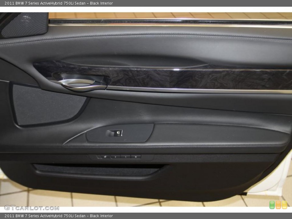 Black Interior Door Panel for the 2011 BMW 7 Series ActiveHybrid 750Li Sedan #42634048