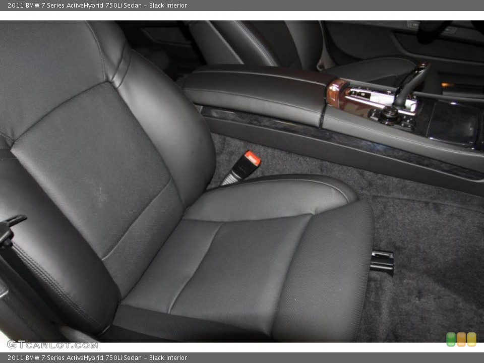 Black Interior Photo for the 2011 BMW 7 Series ActiveHybrid 750Li Sedan #42634060