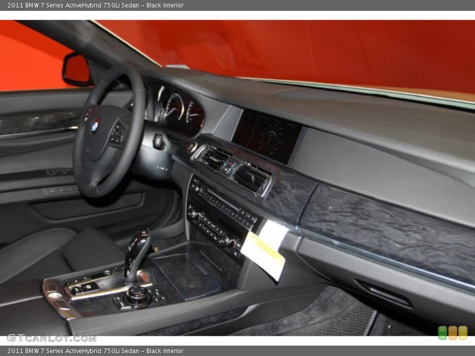 Black Interior Dashboard for the 2011 BMW 7 Series ActiveHybrid 750Li Sedan #42634076