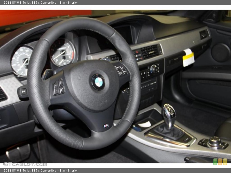 Black Interior Dashboard for the 2011 BMW 3 Series 335is Convertible #42635012