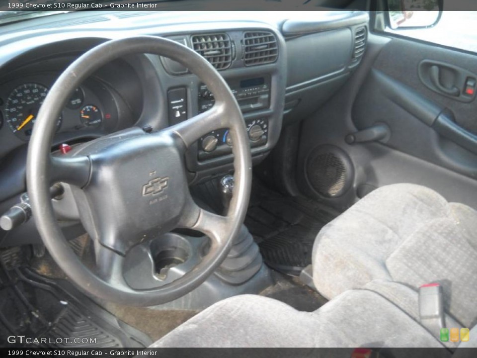 Graphite Interior Prime Interior for the 1999 Chevrolet S10 Regular Cab #42636144
